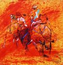 High Noon at Jaipur #2

giclee 22"x22" with original artwork